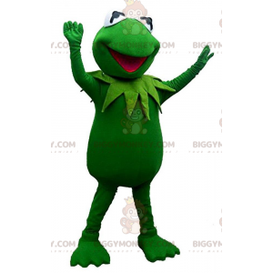 BIGGYMONKEY™ maskotkostume af Kermit, den berømte fiktive
