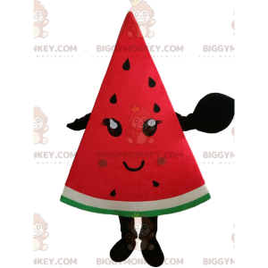 Riesige Wassermelonenscheibe BIGGYMONKEY™ Maskottchenkostüm