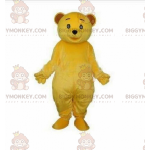 Yellow Teddy Bear BIGGYMONKEY™ Mascot Costume, Plush Yellow