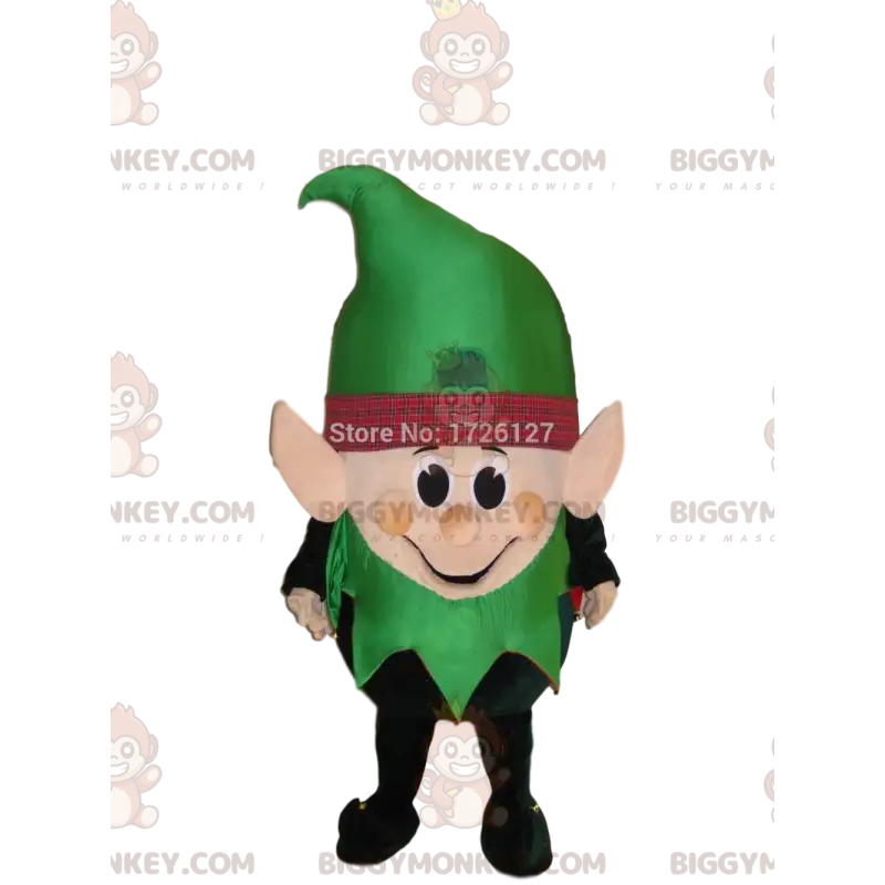 Kostým maskota Leprechaun BIGGYMONKEY™, kostým elfa, maškarní