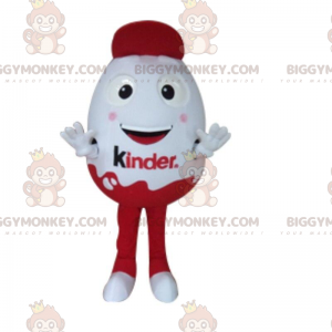 Costume de mascotte BIGGYMONKEY™ d'œuf Kinder géant, costume de