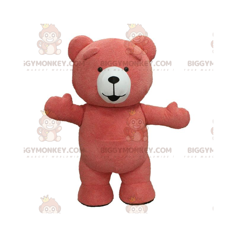 Costume da mascotte Pink Teddy BIGGYMONKEY™, Costume da Teddy Costume da mascotte Pink Teddy BIGGYMONKEY™, Costume da Teddy