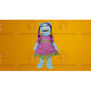 Μπλε στολή μασκότ Teddy Yeti BIGGYMONKEY™ - Biggymonkey.com