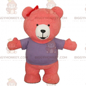 Fantasia de mascote de pelúcia rosa inflável BIGGYMONKEY™