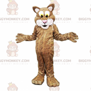 Leopard BIGGYMONKEY™ mascot costume, panther costume, plush