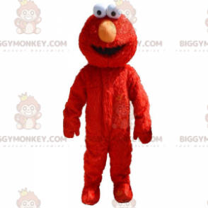 BIGGYMONKEY™ maskotkostume af Elmo, den berømte røde Muppet