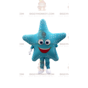 Starfish BIGGYMONKEY™ Maskottchen-Kostüm, riesiges blaues Star-Kostüm - Fischmaskottchen - BIGGYMONKEY_09147 - BiggyMonkey.com