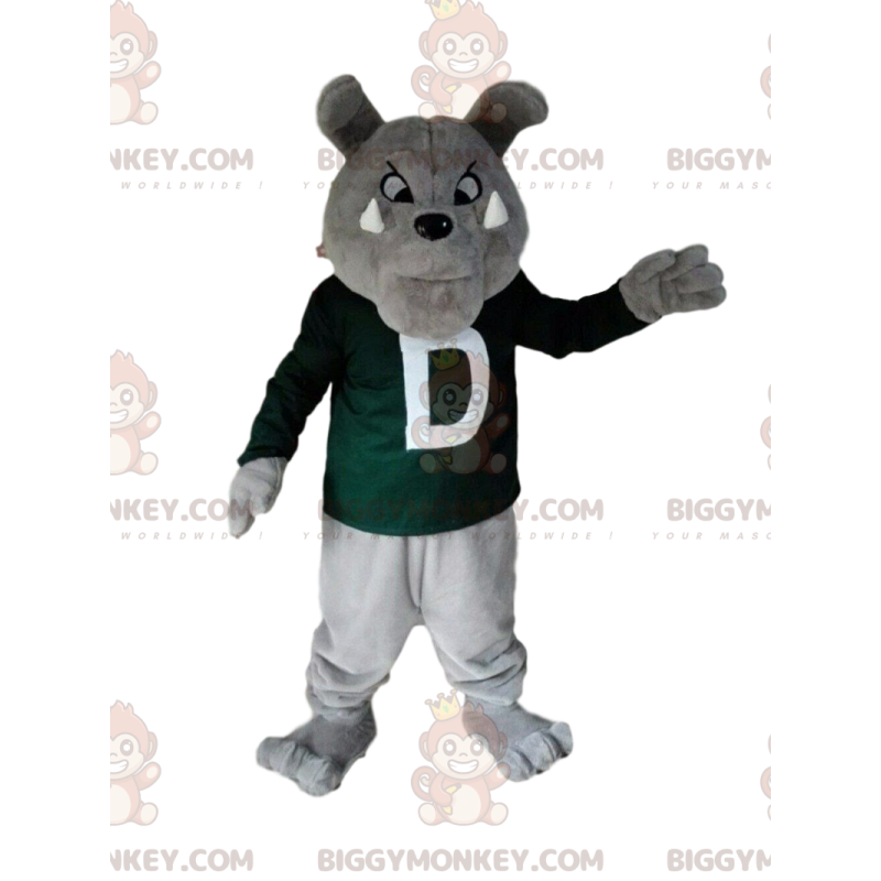 Bulldog BIGGYMONKEY™ mascottekostuum, hondenkostuum, ondeugende Bulldog BIGGYMONKEY™ mascottekostuum, hondenkostuum, ondeugende