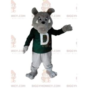 Bulldog BIGGYMONKEY™ maskotkostume, hundekostume, fræk hund -