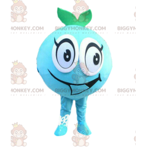 Blueberry BIGGYMONKEY™ mascottekostuum, blauw fruitkostuum