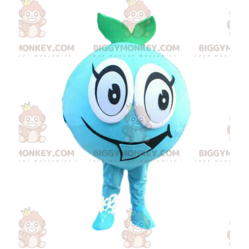 Costume de mascotte BIGGYMONKEY™ de myrtille, costume de fruit Costume de mascotte BIGGYMONKEY™ de myrtille, costume de fruit