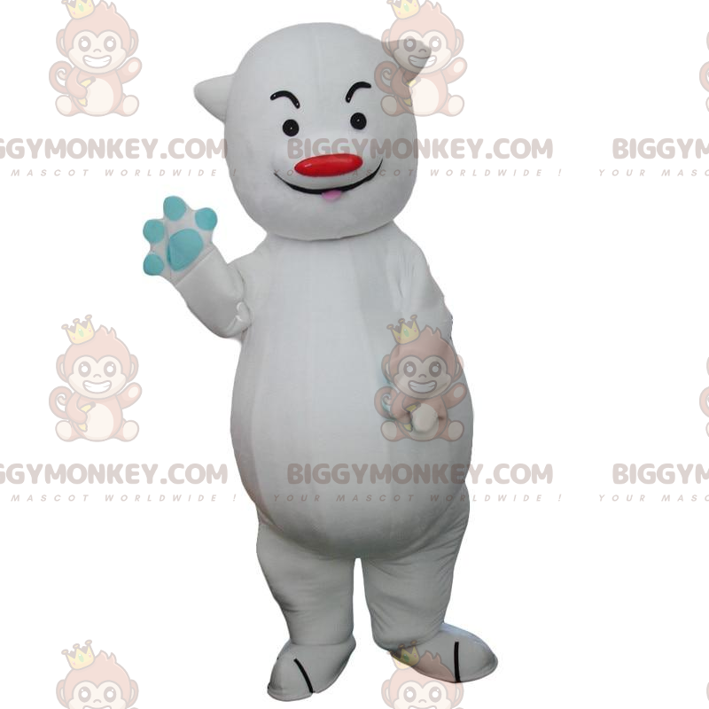 Costume della mascotte dell'orso polare BIGGYMONKEY™, costume Costume della mascotte dell'orso polare BIGGYMONKEY™, costume