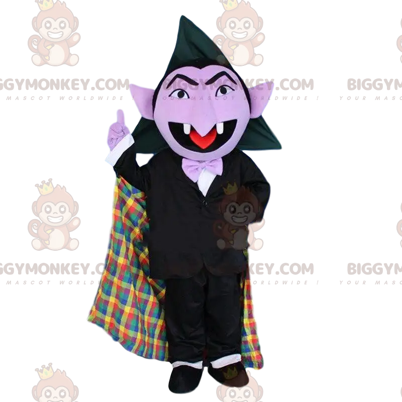 Στολή μασκότ Vampire BIGGYMONKEY™, στολή Δράκουλα, φανταχτερό Στολή μασκότ Vampire BIGGYMONKEY™, στολή Δράκουλα, φανταχτερό