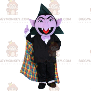 Vampier BIGGYMONKEY™ mascottekostuum, Dracula-kostuum