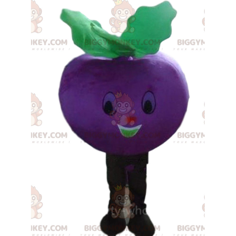 Disfraz de mascota Beet BIGGYMONKEY™, disfraz de nabo, vegetal Disfraz de mascota Beet BIGGYMONKEY™, disfraz de nabo, vegetal