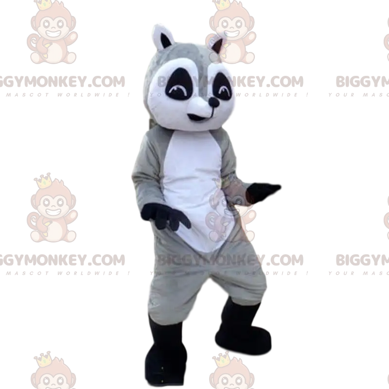Disfraz de mascota mapache BIGGYMONKEY™, disfraz de mofeta Disfraz de mascota mapache BIGGYMONKEY™, disfraz de mofeta