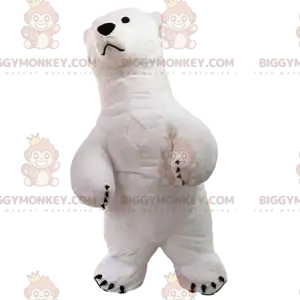 Nafukovací kostým maskota ledního medvěda BIGGYMONKEY™, kostým