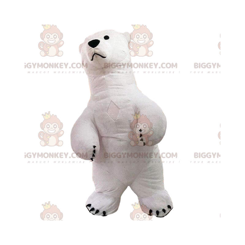 BIGGYMONKEY™ Costume Gonfiabile per Mascotte da Orso Polare BIGGYMONKEY™ Costume Gonfiabile per Mascotte da Orso Polare