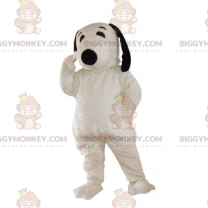 BIGGYMONKEY™ maskotdräkt av Snoopy, den berömda tecknade hunden