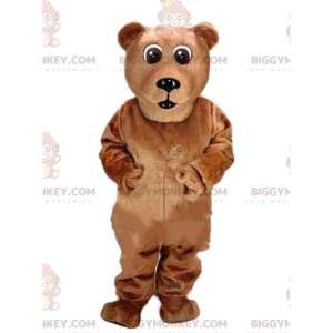 Brown bear BIGGYMONKEY™ mascot costume, giant teddy bear