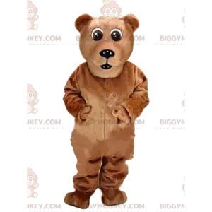 Brown bear BIGGYMONKEY™ mascot costume, giant teddy bear