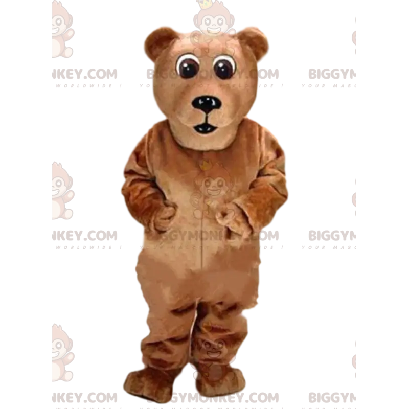 Brown bear BIGGYMONKEY™ mascot costume, giant teddy bear Brown bear BIGGYMONKEY™ mascot costume, giant teddy bear