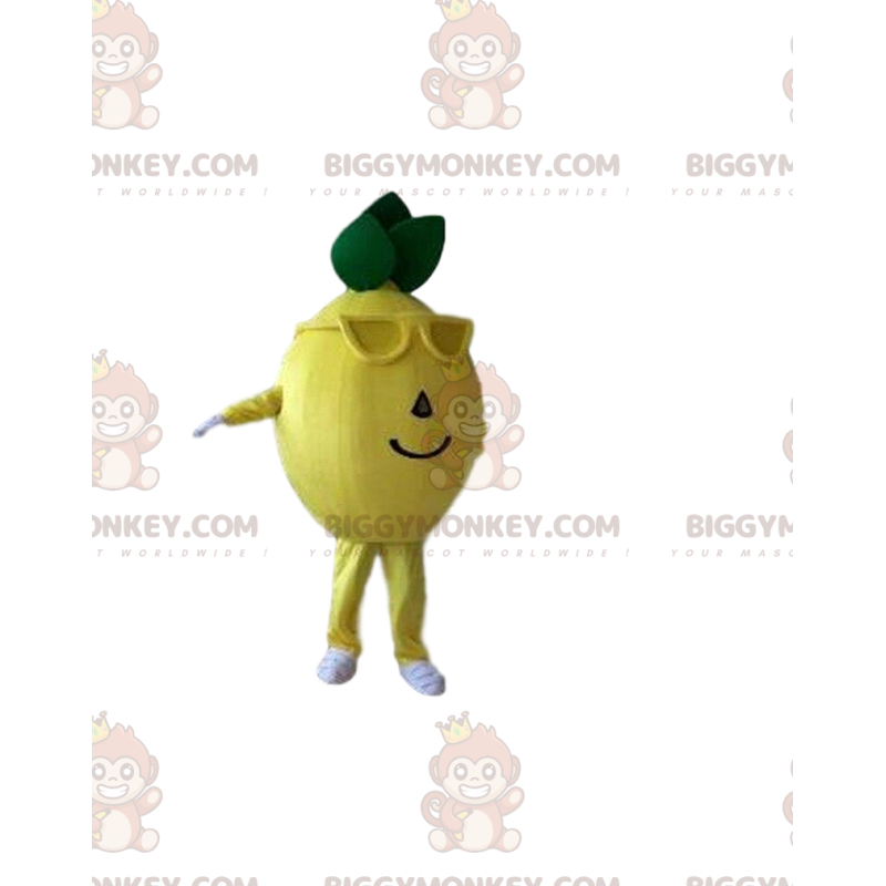 Disfraz de mascota Lemon BIGGYMONKEY™, disfraz de cítricos Disfraz de mascota Lemon BIGGYMONKEY™, disfraz de cítricos