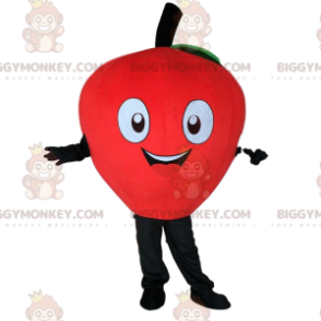 BIGGYMONKEY™ maskot kostume rødt æble, kæmpe, kirsebær kostume, kæmpe frugt - Frugt maskot - BIGGYMONKEY_09188 - BiggyMonkey.com