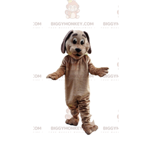 Στολή μασκότ καφέ σκύλου BIGGYMONKEY™, στολή σκυλάκι