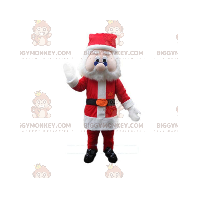 Kerstman BIGGYMONKEY™ mascottekostuum, kerstkostuum Kerstman BIGGYMONKEY™ mascottekostuum, kerstkostuum