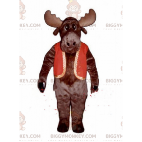 Caribou Big Reindeer BIGGYMONKEY™ Maskotdräkt, Deer BIGGYMONKEY™ Maskotdräkt - Hjort- och doe-maskot - BiggyMonkey.com