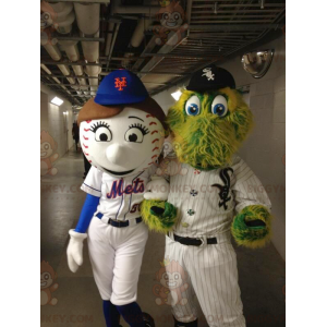 2 BIGGYMONKEY™s mascot: a baseball and a crocodile -