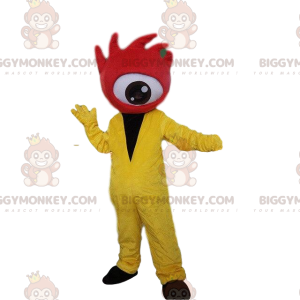 Giant Red Eye BIGGYMONKEY™ Mascot Costume, Cyclops Costume -
