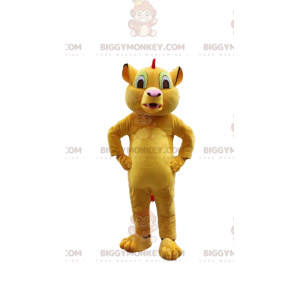BIGGYMONKEY™ costume mascotte di Simba, famoso leone del