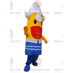 Kæmpe is BIGGYMONKEY™ maskotkostume, gult ispindskostume - Mad maskot - BIGGYMONKEY_09206 - BiggyMonkey.com