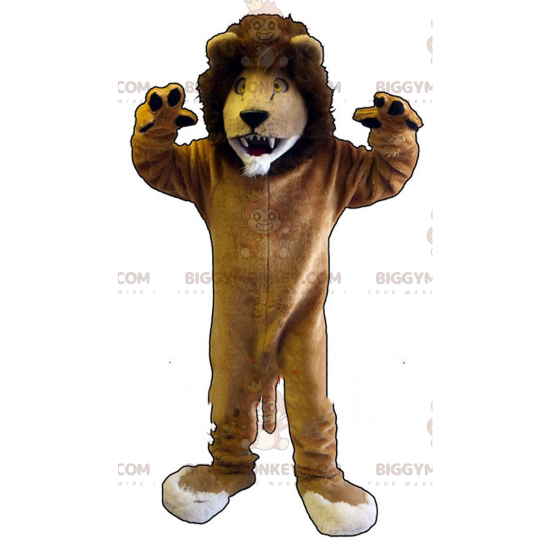 Costume da mascotte leone gigante BIGGYMONKEY™, costume da Costume da mascotte leone gigante BIGGYMONKEY™, costume da
