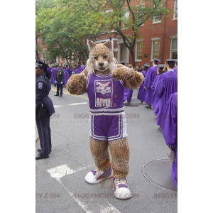 Leopard BIGGYMONKEY™ Mascot Costume In Sportswear –
