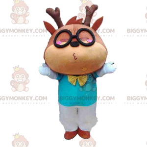 Στολή μασκότ Deer BIGGYMONKEY™, στολή ελαφιού, φανταχτερό φόρεμα για βοοειδή - Μασκότ ελαφιών και ελαφιών - BiggyMonkey.com