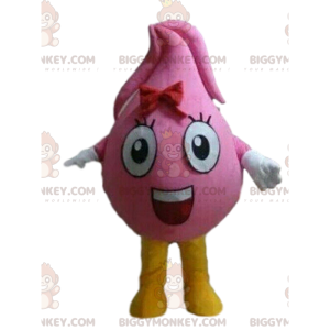BIGGYMONKEY™ costume mascotte blob rosa, costume blob gigante -