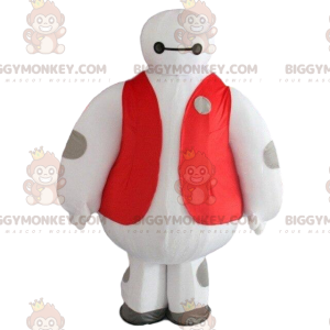 White Robot BIGGYMONKEY™ Mascot Costume, Big Futuristic
