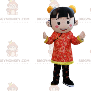 Asiatisk karaktär BIGGYMONKEY™ maskotdräkt, Asiadräkt -