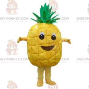 BIGGYMONKEY™ gigantische gele ananas mascotte kostuum, ananas
