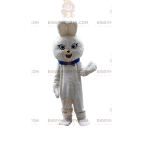 Fantasia de mascote de coelho branco BIGGYMONKEY™, fantasia de