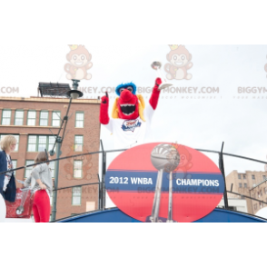 Red Yellow and Blue Dog BIGGYMONKEY™ Mascot Costume –
