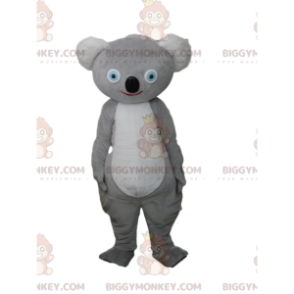 Γκρι κοάλα BIGGYMONKEY™ μασκότ, στολή Aussie, ζώο της