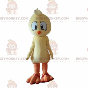 BIGGYMONKEY™ mascot costume yellow bird, canary costume, chick