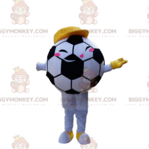 Costume de mascotte BIGGYMONKEY™ de ballon de football, costume de ballon rond - Mascottes d'objets - BiggyMonkey.com