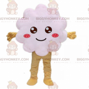 Kostým maskota White cloud BIGGYMONKEY™, bílý kostým, bílý keř - Nezařazení maskoti - BIGGYMONKEY_09278 - BiggyMonkey.com