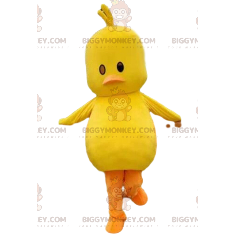 Costume de mascotte BIGGYMONKEY™ de poussin jaune, costume d'oiseau jaune géant - Mascotte d'oiseaux - BiggyMonkey.com