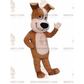  Costume da mascotte cucciolo BIGGYMONKEY™, costume da cane marrone peluche - Mascotte di cani - BiggyMonkey.com